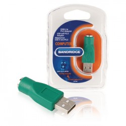 Adattatore Bandridge USB maschio - PS2 femmina